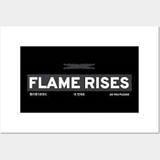 Le sserafim Flame Rises 2 Sided Print Posters and Art